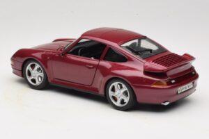 Porsche 911 993 Turbo Roșu Anson 1:18 30320-W Metal - imaginea 7 din 8