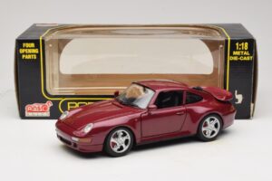 Porsche 911 993 Turbo Roșu Anson 1:18 30320-W Metal - imaginea 8 din 8
