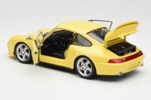 Porsche 911 993 Turbo S Galben UT Models 1:18 27836 Metal - imaginea 5 din 8