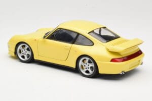 Porsche 911 993 Turbo S Galben UT Models 1:18 27836 Metal - imaginea 7 din 8