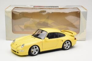 Porsche 911 993 Turbo S Galben UT Models 1:18 27836 Metal - imaginea 8 din 8