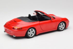 Porsche 911 996 Cabriolet Roșu Gate 1:18 1051 Metal - imaginea 3 din 8