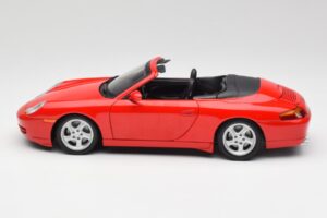 Porsche 911 996 Cabriolet Roșu Gate 1:18 1051 Metal - imaginea 4 din 8