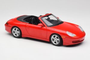 Porsche 911 996 Cabriolet Roșu Gate 1:18 1051 Metal - imaginea 6 din 8