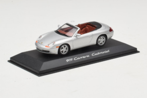 Porsche 911 996 Cabriolet Argintiu Minichamps 1:43 WAP02004097 Metal - imaginea 2 din 4