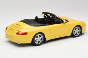 Porsche 911 996 Cabriolet Speed Galben UT Models 1:18 27906 Metal - imaginea 3 din 8