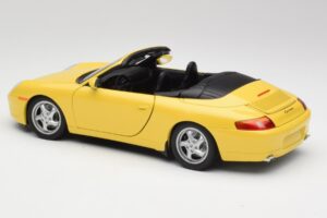 Porsche 911 996 Cabriolet Speed Galben UT Models 1:18 27906 Metal - imaginea 7 din 8
