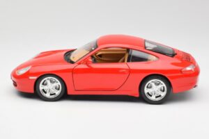 Porsche 911 996 Carrera 4 Roșu Bburago 1:18 30085 Metal - imaginea 4 din 8