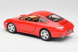 Porsche 911 996 Carrera 4 Roșu Bburago 1:18 30085 Metal - imaginea 7 din 8