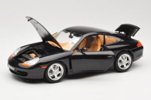 Porsche 911 996 Carrera Negru Bburago 1:18 3385-M2 Metal - imaginea 2 din 8