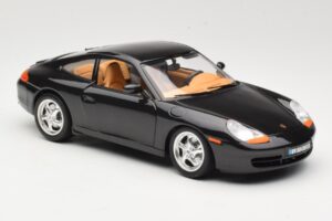 Porsche 911 996 Carrera Negru Bburago 1:18 3385-M2 Metal - imaginea 6 din 8