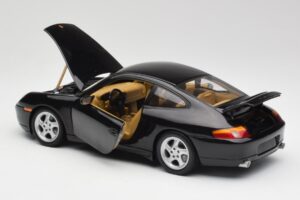 Porsche 911 996 Carrera Negru Gate 1:18 1043 Metal - imaginea 5 din 8