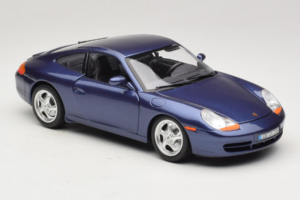 Porsche 911 996 Carrera Albastru Bburago 1:18 WAP02100897 Metal - imaginea 6 din 8