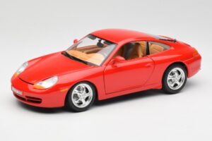 Porsche 911 996 Carrera Roșu Bburago 1:18 3385 Metal