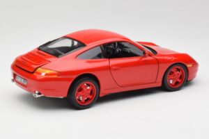 Porsche 911 996 Carrera Roșu Ediție Limitată Bburago 1:18 3385-M1 Metal - imaginea 3 din 8