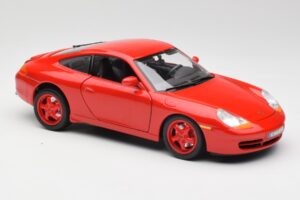 Porsche 911 996 Carrera Roșu Ediție Limitată Bburago 1:18 3385-M1 Metal - imaginea 6 din 8