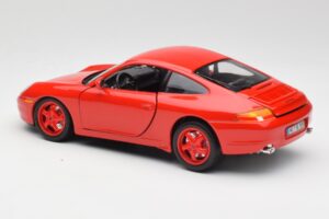 Porsche 911 996 Carrera Roșu Ediție Limitată Bburago 1:18 3385-M1 Metal - imaginea 7 din 8