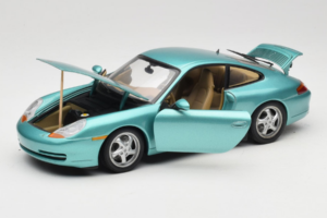 Porsche 911 996 Green Metallic UT Models 1:18 27901 Metal - imaginea 2 din 8