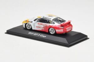 Porsche 911 996 GT3 Cup #1 M. Becker Carrera Cup 2003 Minichamps 1:43 WAP02007210 Metal - imaginea 3 din 4