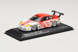 Porsche 911 996 GT3 Cup #37 Matos / Fitzgerald Rolex 24 at Daytona 2005 Minichamps 1:43 400056237 Metal - imaginea 2 din 4
