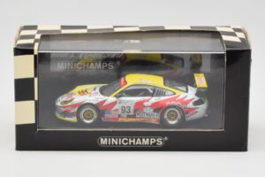 Porsche 911 996 GT3 Cup #93 L. Luhr / G. Maassen / E. Collard 24 Hours of Le Mans 2003 Minichamps 1:43 S5527 Metal - imaginea 4 din 4