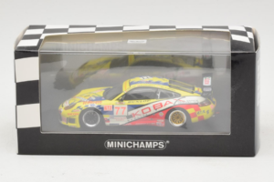 Porsche 911 GT3 RS #77 Konopka / McCormick 12 Hours of Sebring 2007 Minichamps 1:43 400076977 Metal - imaginea 5 din 5