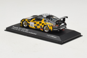 Porsche 911 996 GT3 RS #83 Rosa / Babini 24 Hours of Le Mans 2001 Minichamps 1:43 400016983 Metal - imaginea 3 din 4