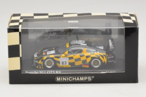 Porsche 911 996 GT3 RS #83 Rosa / Babini 24 Hours of Le Mans 2001 Minichamps 1:43 400016983 Metal - imaginea 4 din 4