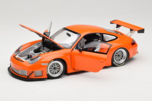 Porsche 911 996 GT3 RSR Portocaliu ALMS 2004 Minichamps 1:18 100046402 Metal - imaginea 2 din 8
