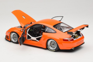 Porsche 911 996 GT3 RSR Portocaliu ALMS 2004 Minichamps 1:18 100046402 Metal - imaginea 5 din 8