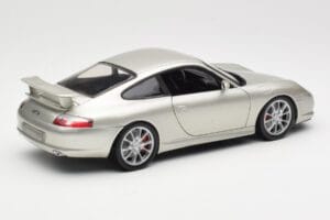 Porsche 911 996 GT3 Argintiu Hot Wheels 1:18 C2590 Metal - imaginea 3 din 8