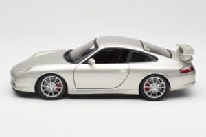 Porsche 911 996 GT3 Argintiu Hot Wheels 1:18 C2590 Metal - imaginea 4 din 8