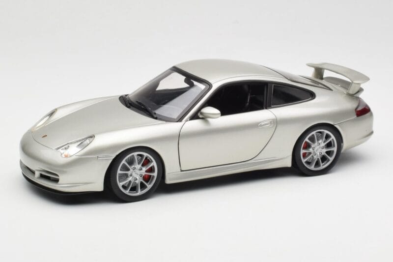 Porsche 911 996 GT3 Argintiu Hot Wheels 1:18 C2590 Metal