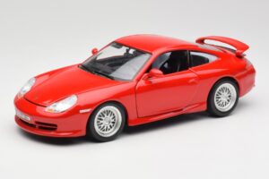 Porsche 911 996 GT3 Strasse Roșu Bburago 1:18 30395 Metal