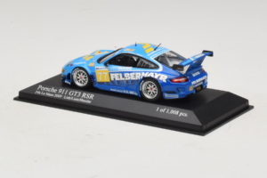 Porsche 911 GT3 R #77 M. Lieb / R. Lietz / W. Henzler 24 Hours of Le Mans 2009 Minichamps 1:43 400096977 Metal - imaginea 3 din 5