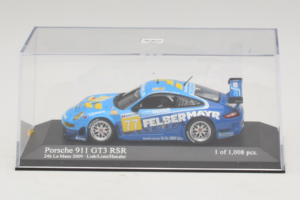 Porsche 911 GT3 R #77 M. Lieb / R. Lietz / W. Henzler 24 Hours of Le Mans 2009 Minichamps 1:43 400096977 Metal - imaginea 5 din 5
