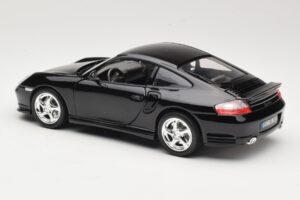 Porsche 911 996 Turbo Negru Bburago 1:18 18-12030 Metal - imaginea 7 din 8