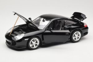 Porsche 911 996 Turbo Negru Bburago 1:18 18-12030 Metal - imaginea 2 din 8