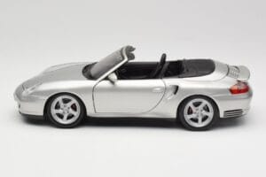 Porsche 911 996 Turbo Cabriolet Argintiu Maisto 1:18 31660 Metal - imaginea 4 din 8