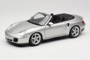 Porsche 911 996 Turbo Cabriolet Argintiu Maisto 1:18 31660 Metal