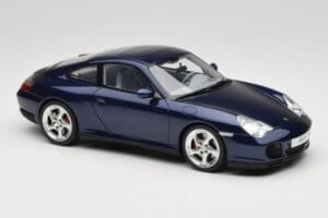 Porsche 911 996.2 Carrera 4S Albastru Închis GT Spirit 1:18 GT938 Rășină - imaginea 4 din 6