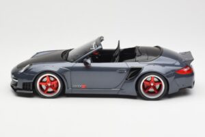 Porsche 911 997 Cabriolet Liberty Walk Gri GT Spirit 1:18 GT463 Rășină - imaginea 3 din 6
