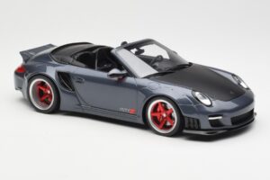 Porsche 911 997 Cabriolet Liberty Walk Gri GT Spirit 1:18 GT463 Rășină - imaginea 4 din 6