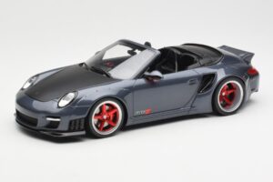 Porsche 911 997 Cabriolet Liberty Walk Gri GT Spirit 1:18 GT463 Rășină