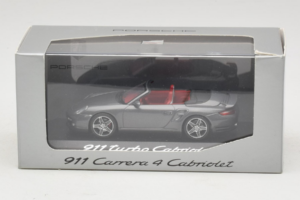 Porsche 911 997 Turbo Cabriolet Grey Metallic Minichamps 1:43 WAP02015216 Metal - imaginea 5 din 5