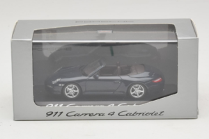 Porsche 911 997 Carrera 4 Cabriolet Albastru Închis Minichamps 1:43 WAP02015216-P1 Metal - imaginea 4 din 4