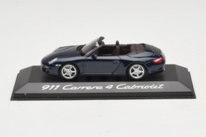 Porsche 911 997 Carrera 4 Cabriolet Albastru Închis Minichamps 1:43 WAP02015216-P1 Metal