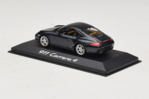 Porsche 911 997 Carrera 4 Dark Blue Metallic Minichamps 1:43 WAP02001518 Metal - imaginea 3 din 4