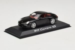 Porsche 911 997 Carrera 4S Negru Minichamps 1:43 WAP02010116 Metal - imaginea 2 din 4