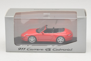 Porsche 911 997 Carrera 4S Cabriolet Roșu Minichamps 1:43 WAP02015316 Metal - imaginea 4 din 5